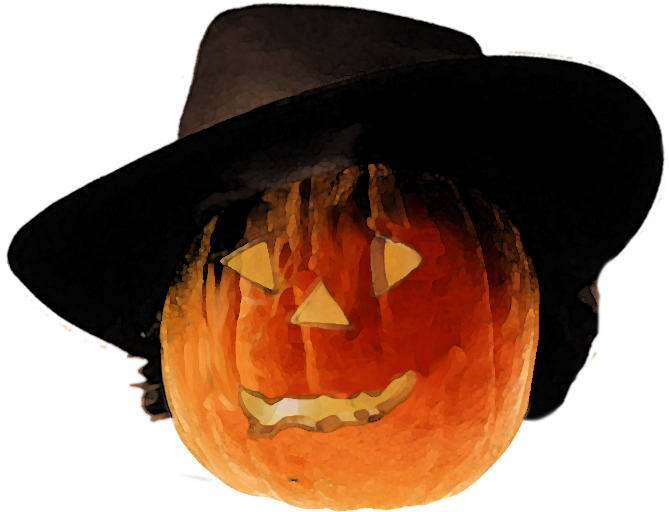 Scarecrow-033 - Jack-o'-lantern (627x480), Png Download