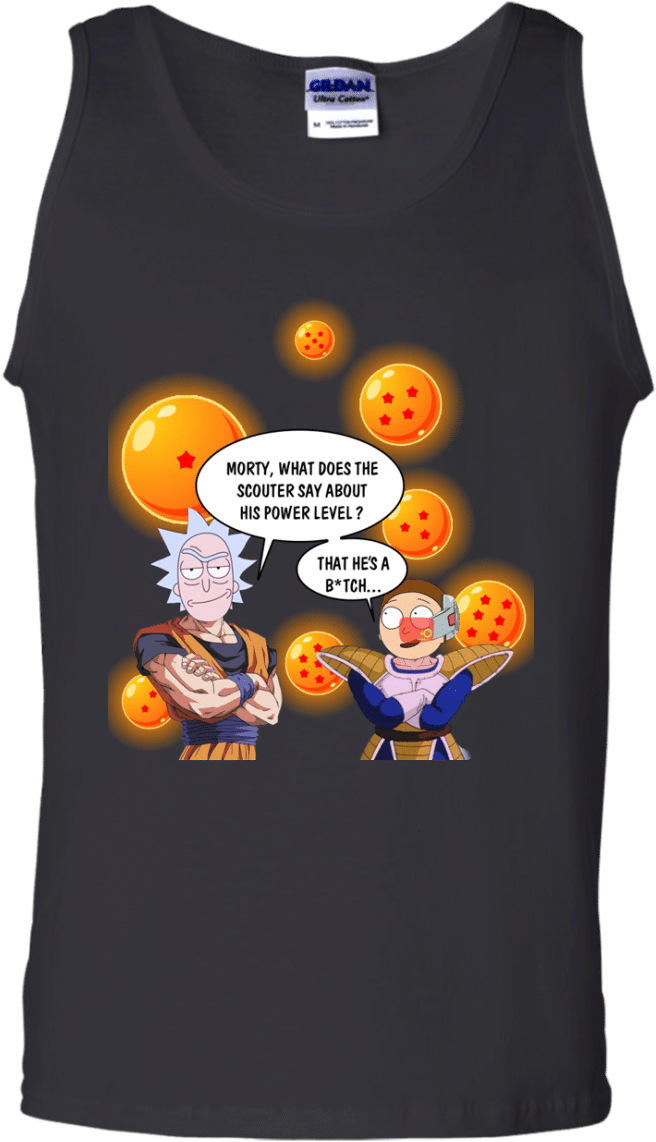 Rick And Morty Dragon Ball T-shirt, Tank, Hoodie - Dragon Ball Z Goku (1155x1155), Png Download