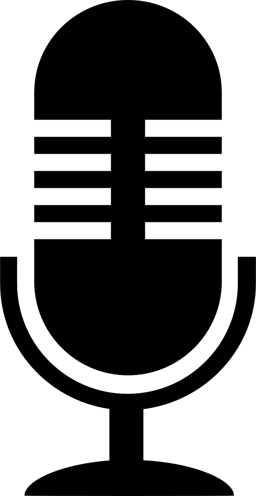 Png File Svg - Microphone (506x980), Png Download