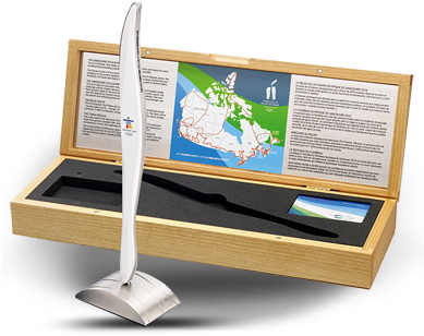 Birks Vancouver 2010 Limited Edition Torch Replica - Vancouver Olympic Torch Price (388x371), Png Download