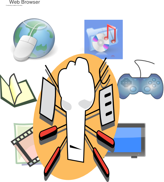Media Chef Clip Art - Design (540x598), Png Download