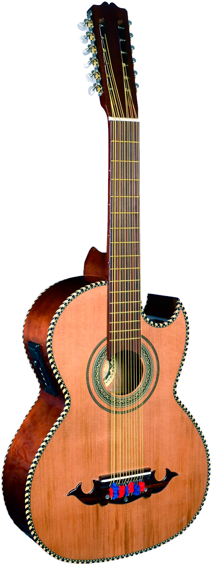 El Bajo Sexto Es Un Instrumento Musical De Cuerda Pulsada - Guitare Alhambra (800x1200), Png Download
