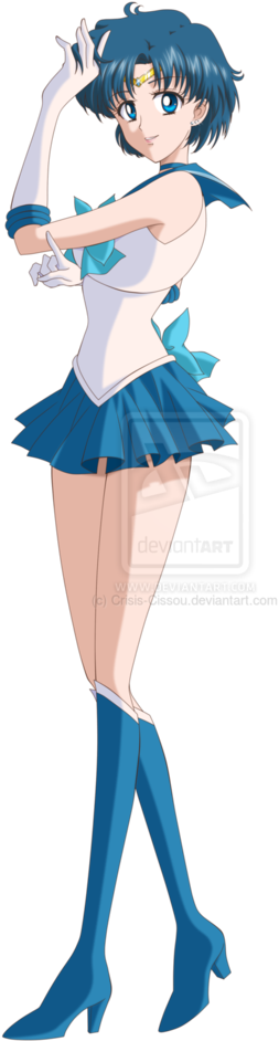 Sailor Mars Is More Like Mein The Classic Version - Sailor Mercury Crystal Png (762x1048), Png Download