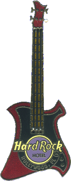 Sting Guitar Red Black - Electric Guitar (248x600), Png Download