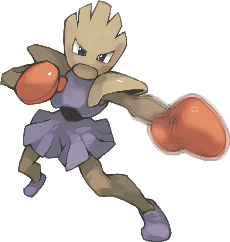 107 - Hitmonchan - 神奇 寶貝 拳擊 手 (500x520), Png Download