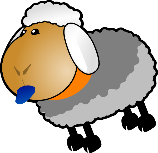 Sheep, Rotate 6 Svg Clip Arts 600 X 583 Px (600x583), Png Download