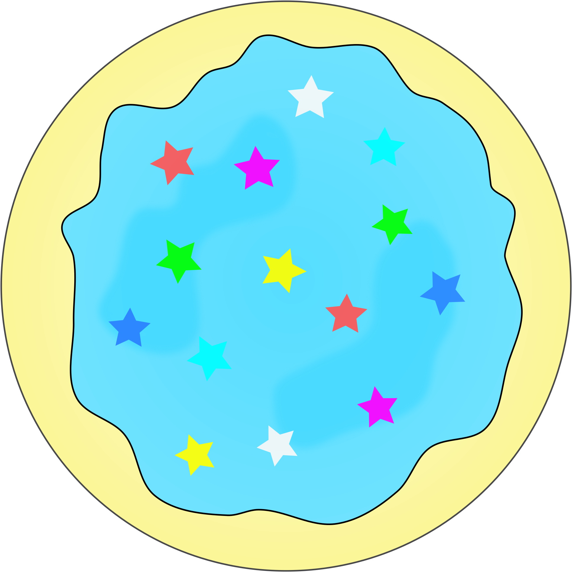 This Free Icons Png Design Of Blue Sugar Cookie (2400x2400), Png Download