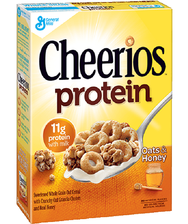 Cheerios Protein Oats Honey Cereal - Cheerios Protein (460x460), Png Download