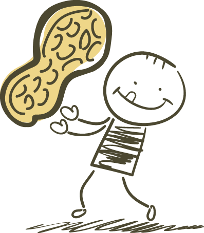 Proper Nutty Nut Boy (397x455), Png Download