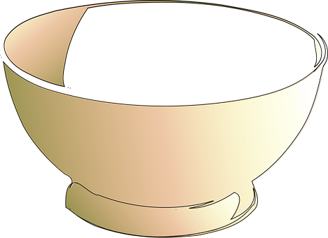 Bowl, Empty, Dish, Container, Eat - Bowl Clip Art (468x340), Png Download