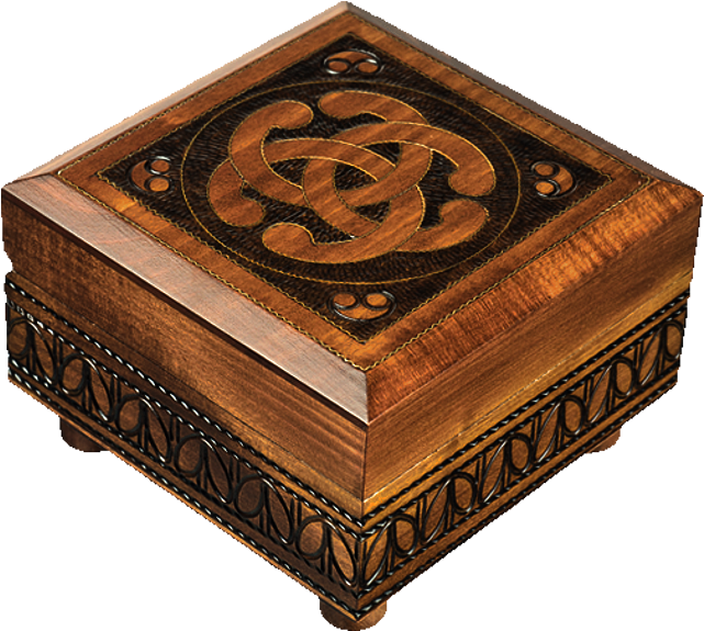 Celtic Knot - Secret Box - Puzzle Box (640x640), Png Download