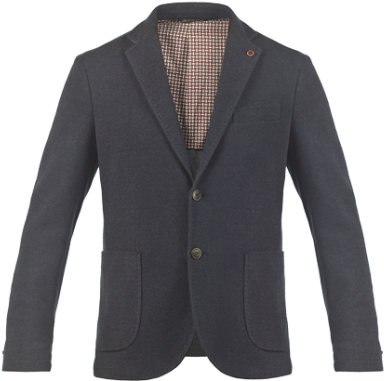 Suit Clipart Illustration Of Man Suit Tie Business - Arjé The Eli Striped Blazer (400x465), Png Download