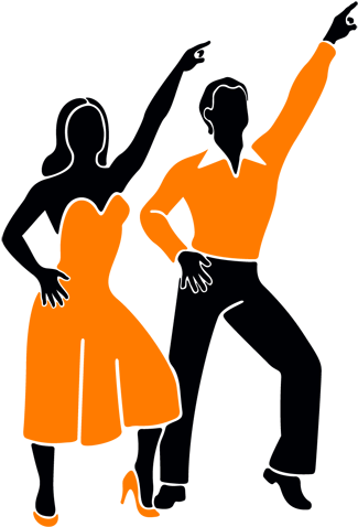 Types Of Dances - Disco Dance Png (550x477), Png Download