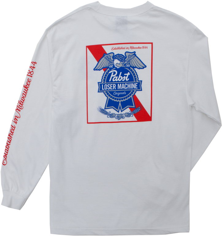 Lmc X Pbr Established Stock Long Sleeve Tee - Sleeve (1024x878), Png Download