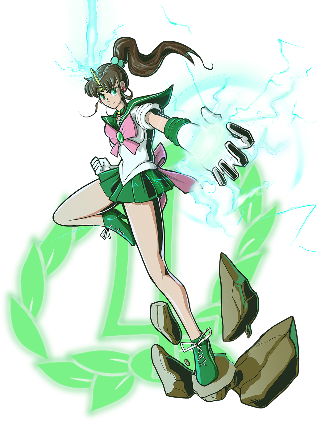 Bishoujou Senshi Sailor Jupiter - Sailor Jupiter (1035x1380), Png Download