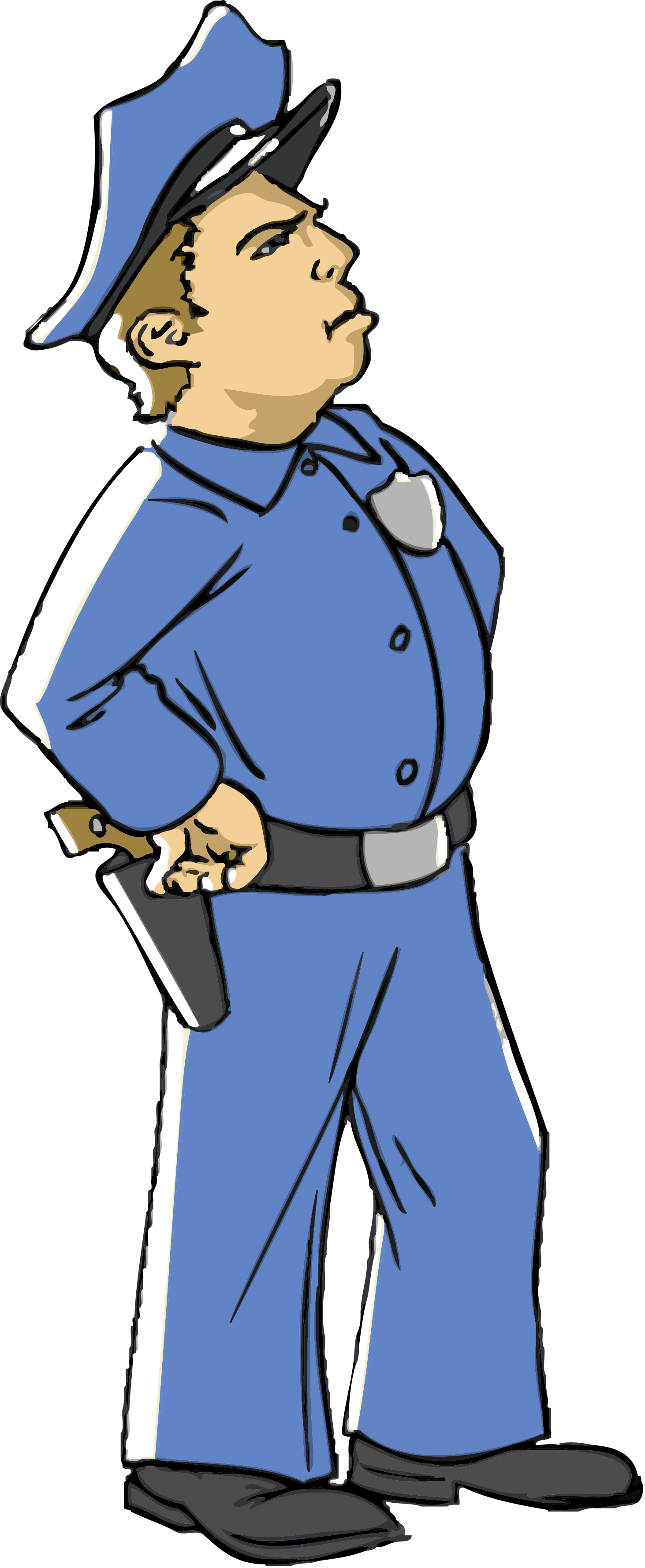 Police - Police Officer Clip Art (1463x3555), Png Download