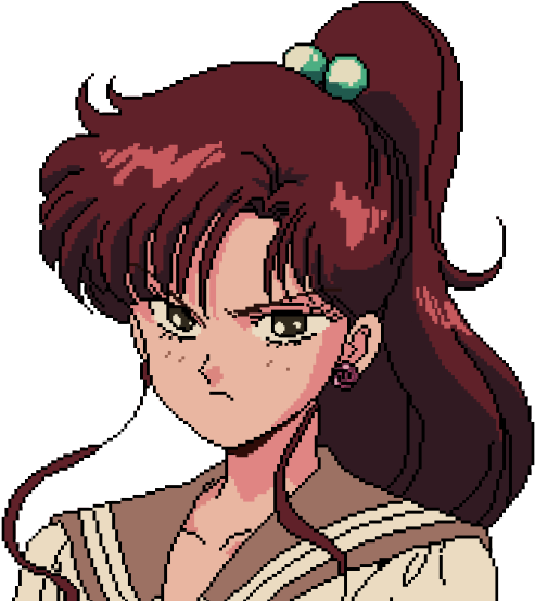 Sailor Moon Sailor Jupiter Makoto Kino - Makoto Kino (500x553), Png Download