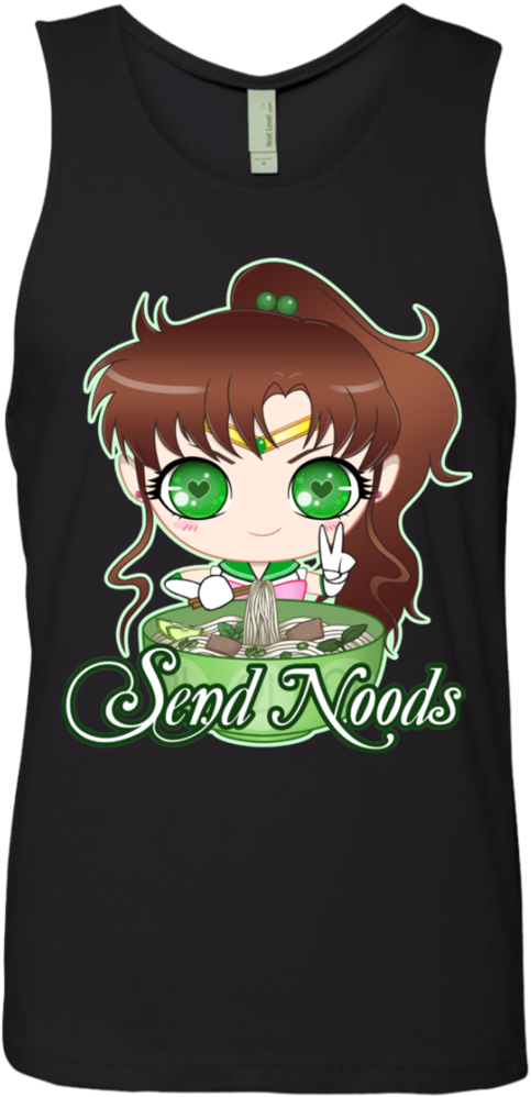 Sailor Jupiter Send Noods Next Level Men's Tank - Sailor Jupiter (1024x1024), Png Download