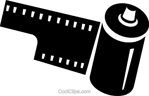 Camera Film Royalty Free Vector Clip Art Illustration - Rolo De Filme Fotografico (480x309), Png Download