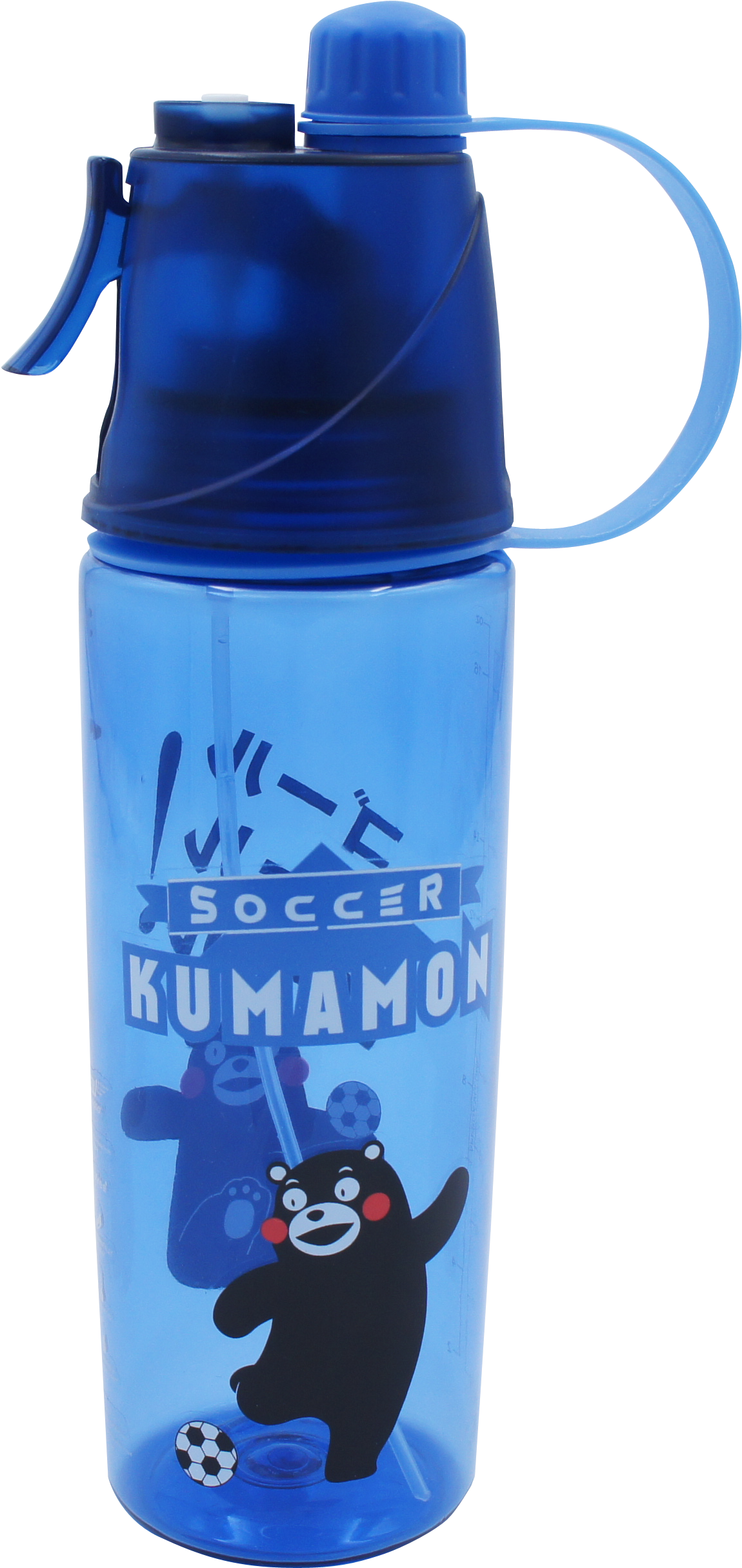 Kumamon 熊本熊運動噴霧水樽 500ml Kumamon Sport Spray Water Bottles - Water Bottle (1448x2716), Png Download