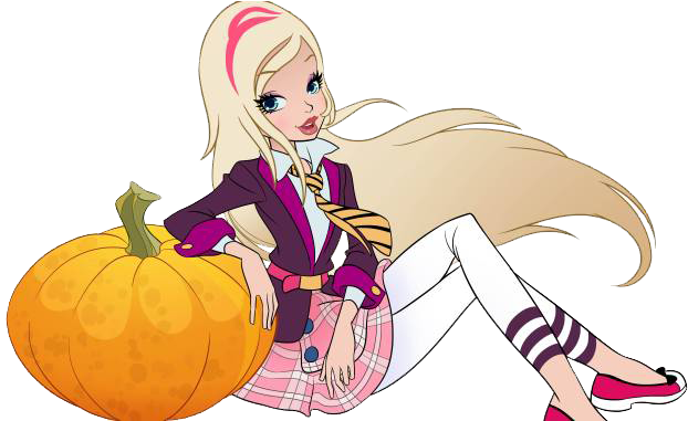 Rose Cinderella Sitting - Rose Cinderella Regal Academy Png (680x380), Png Download