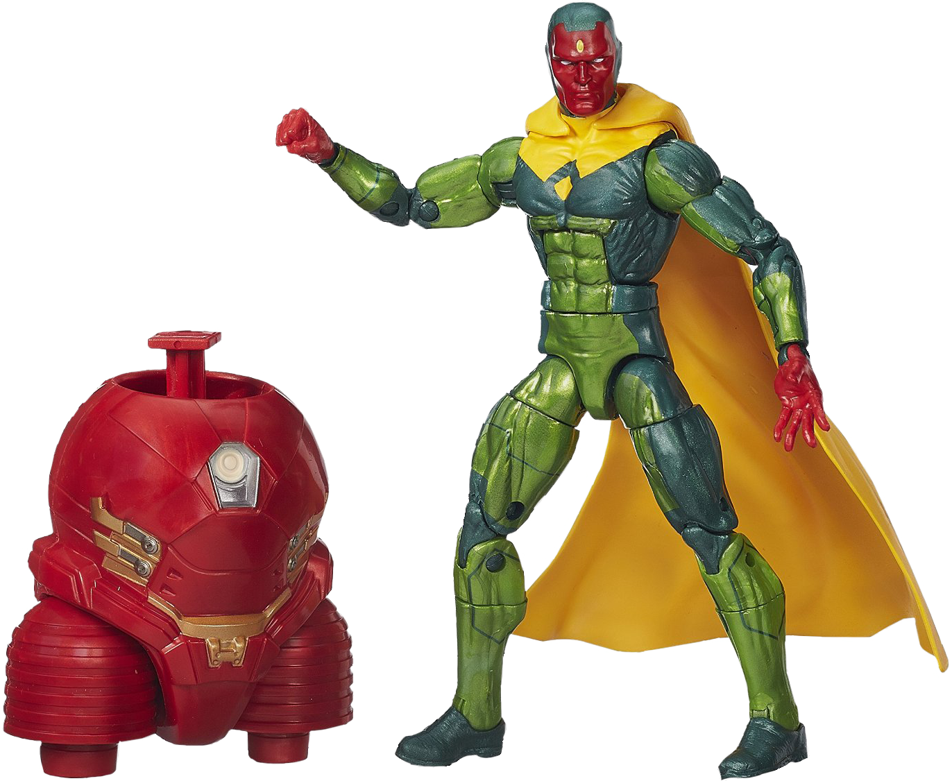 Vision - Marvel Legends Vision (1372x1126), Png Download