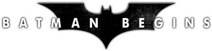 Batman Logo Batman Begins - Batman Begins Logo Png (700x252), Png Download