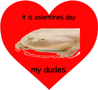 2/14/18 So Heres A Valentines Meme Because Im Lonely - Heart (375x375), Png Download