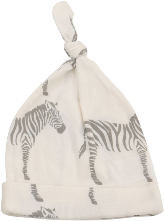 Milkbarn Baby Knotted Hat - Animal Print (900x900), Png Download
