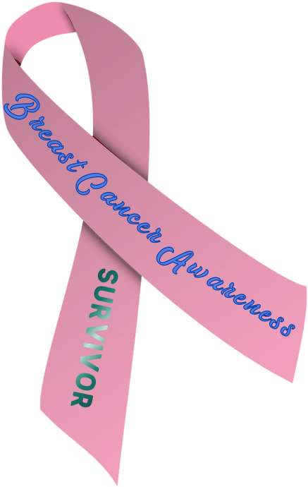Ribbon,breast Cancer, - Pink And Purple Ribbon (500x747), Png Download