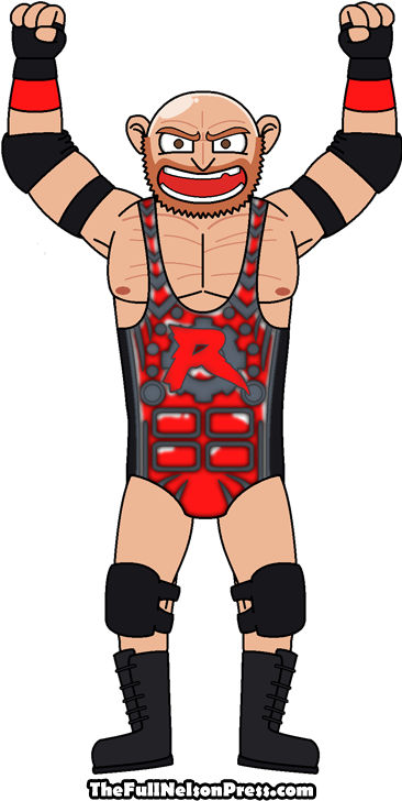 Ryback - Cartoon (375x748), Png Download