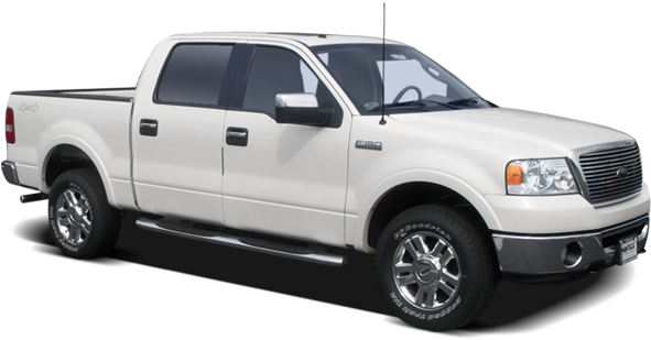 2008 Ford F-150 - 2008 F150 Crew Cab White (640x480), Png Download