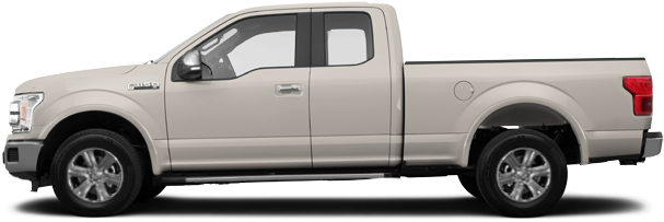 2018 Ford F-150 Lariat - Pick Up Truck Side (640x390), Png Download