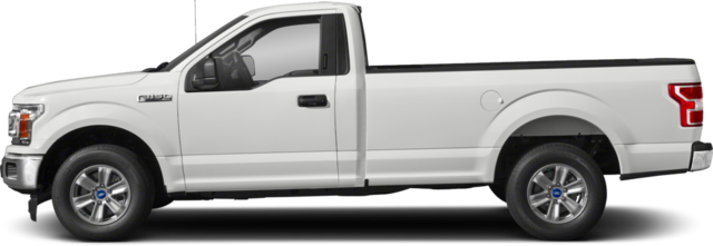 Xlt 2018 Ford F-150 Truck Xlt - 2018 Chevy Silverado 3500 White (640x221), Png Download