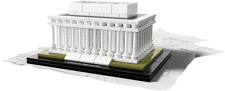 Lincoln Memorial - Lego Lincoln Memorial (800x600), Png Download