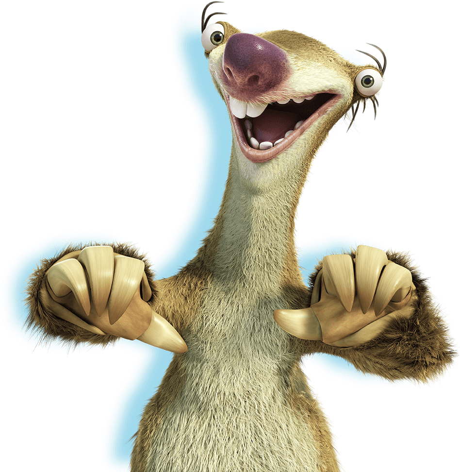 Sid Ice Age Hd (1000x986), Png Download