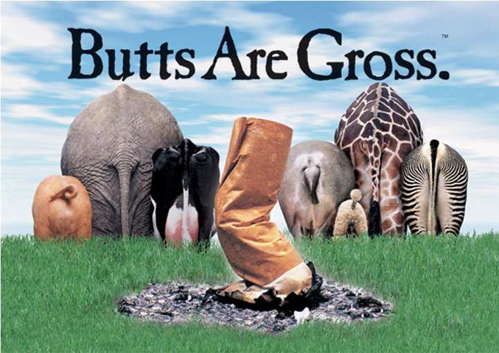 Butts Are Gross Poster (720x720), Png Download