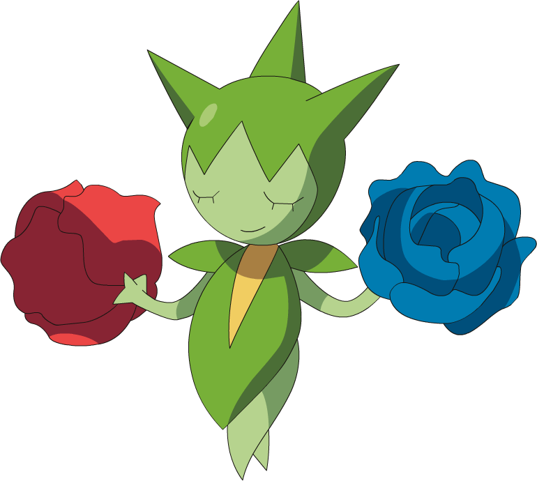 315roselia Ag Anime - Roselia Pokemon (770x690), Png Download