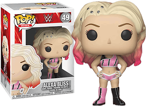 Alexa Bliss - Pop! Vinyl Figure (600x600), Png Download