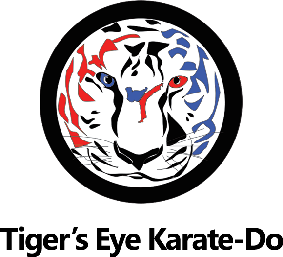 Tigers Eye Karate Do Logo (582x683), Png Download