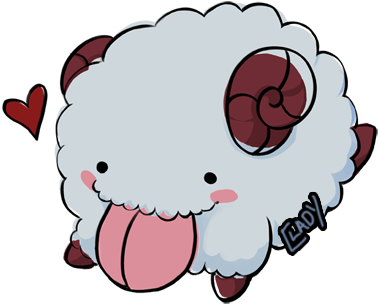 I Did A Cute Little Poro Graphic This Is The Loose - Charwoman (400x401), Png Download