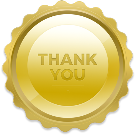 Thank You Badge - Circle (500x500), Png Download