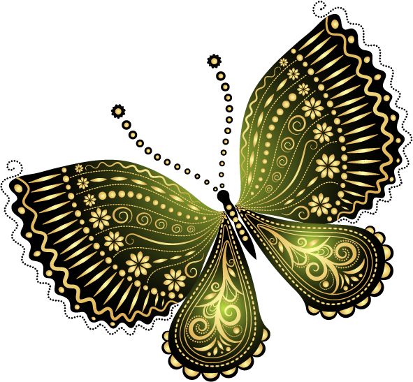 Image Du Blog Zezete2 - Imagenes De Vintage De Mariposas (591x547), Png Download