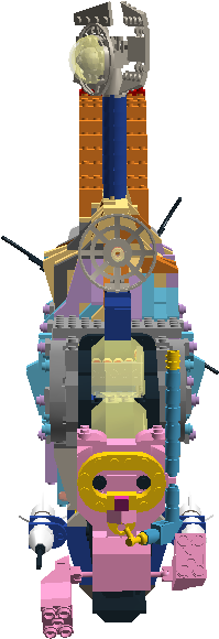 The Lego Movie Submarine - Lego Movie Master Builder's Submarine (784x579), Png Download