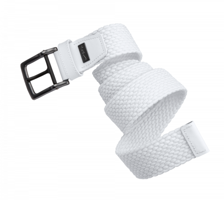 Nike Golf Stretch Woven Belt, Male, White, One Size (750x750), Png Download