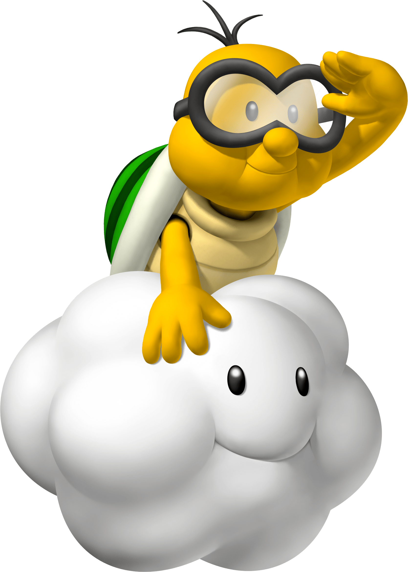 Lakitu - Lakitu Mario Kart 7 (1670x2339), Png Download