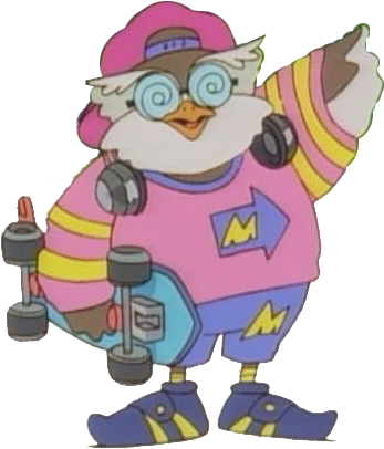 Old Man Owl - Old Man Owl Sonic (363x415), Png Download