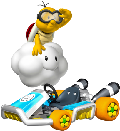 The Amazin Lakitu - Mario Kart 7 Lakitu (480x480), Png Download