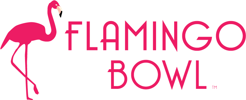 Flamingo Bowl Logo (831x336), Png Download