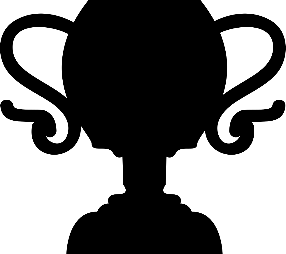 Football Trophy - - Pokal Silhouette (981x874), Png Download